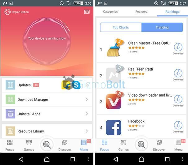 MoboMarket Android app Review