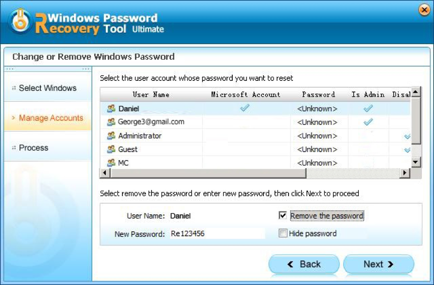 windows password reset tool