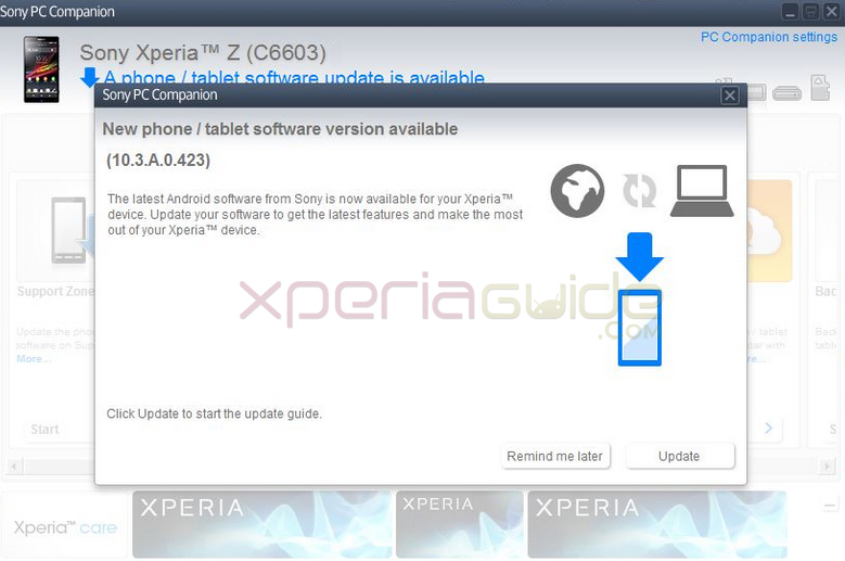Cara Update Software Sony Xperia Google