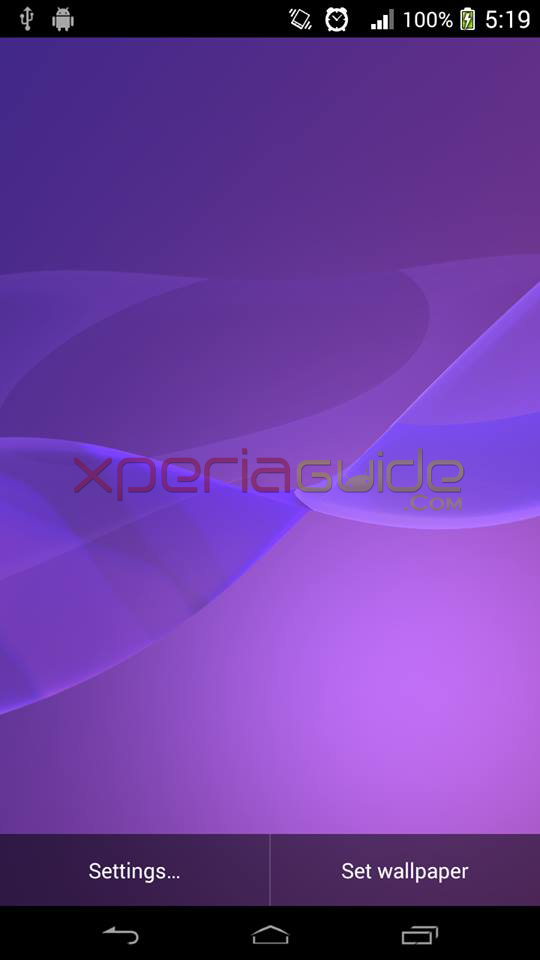 Sony Xperia Live Wallpapers