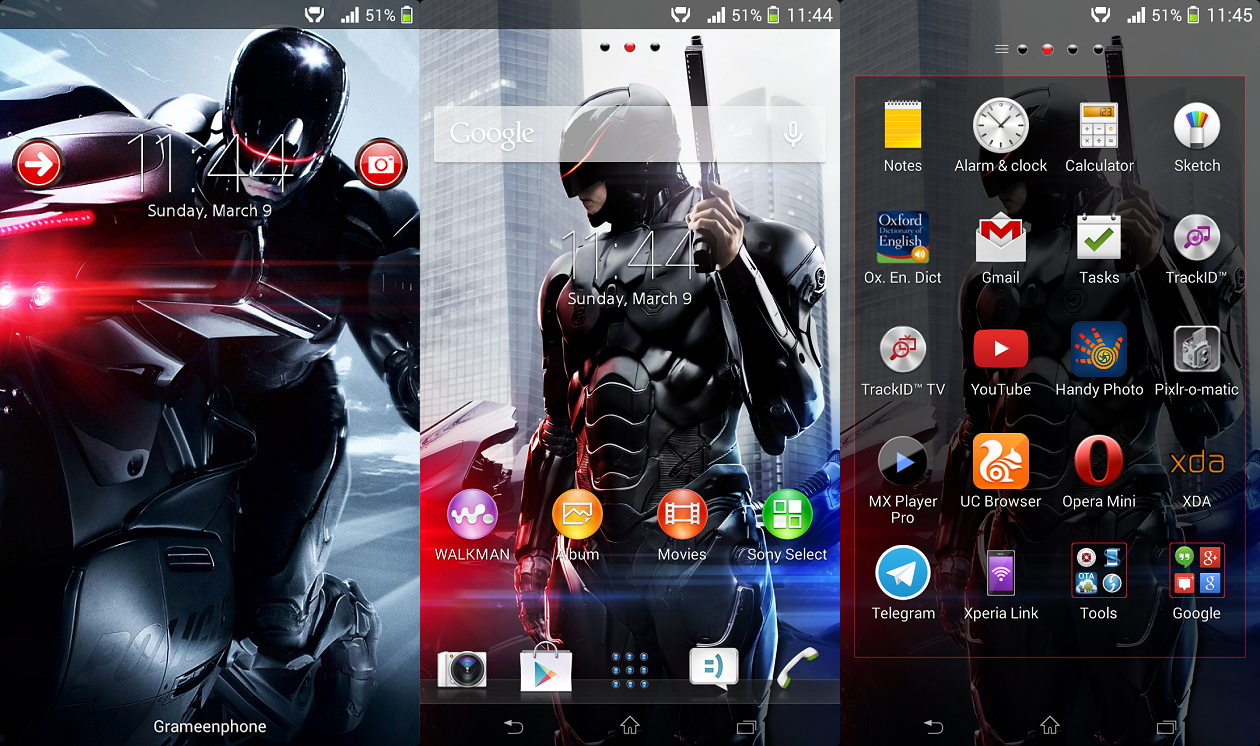 Download Xperia Android L Theme For Non Rooted Xperia Devices