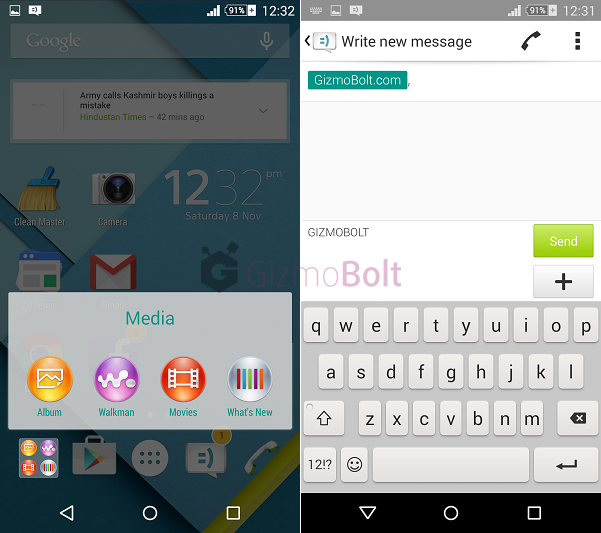 Download Xperia Android 5.0 Lollipop Theme