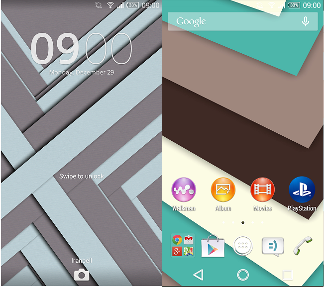 Xperia Theme Blue