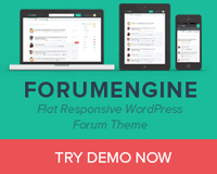 ForumEngine - Flat Responsive WordPress Forum Theme