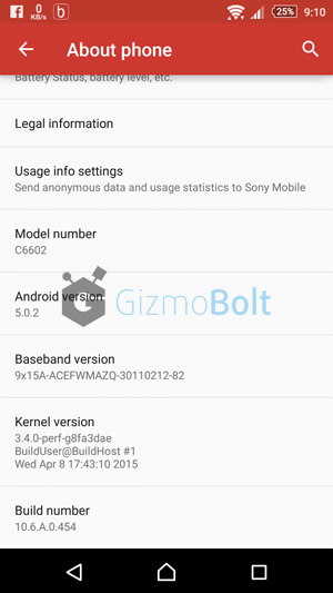 root Lollipop 10.6.A.0.454 firmware