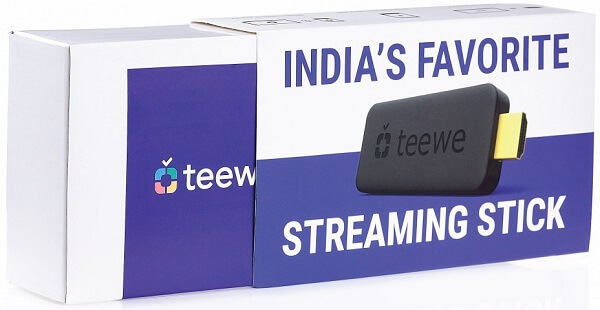 Teewe 2 Media Streaming Dongle launched in India