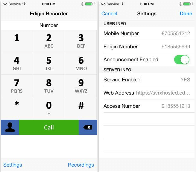 Download Edigin Call Recorder app