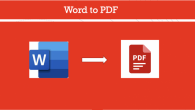 How to convert from Word to PDF in One Click