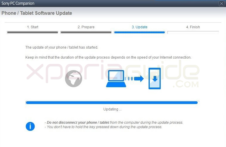 Install Xperia S LT26i Jelly Bean 6.2.B.0.200 firmware via PC Companion