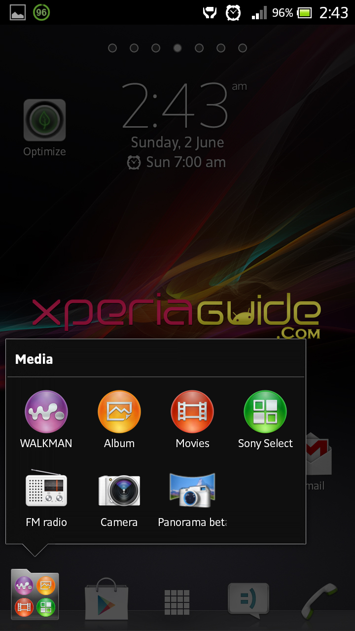 New Media Apps in Xperia SL LT26ii Jelly Bean 6.2.B.0.200 fimrware