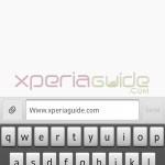 New Message App White theme background in Xperia SL LT26ii Jelly Bean 6.2.B.0.200 fimrware