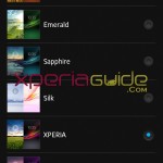 New themes in Xperia SL LT26ii Jelly Bean 6.2.B.0.200 firmware