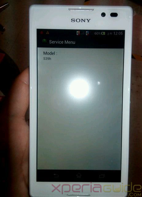 Sony Xperia S39h Model Photos Leaked