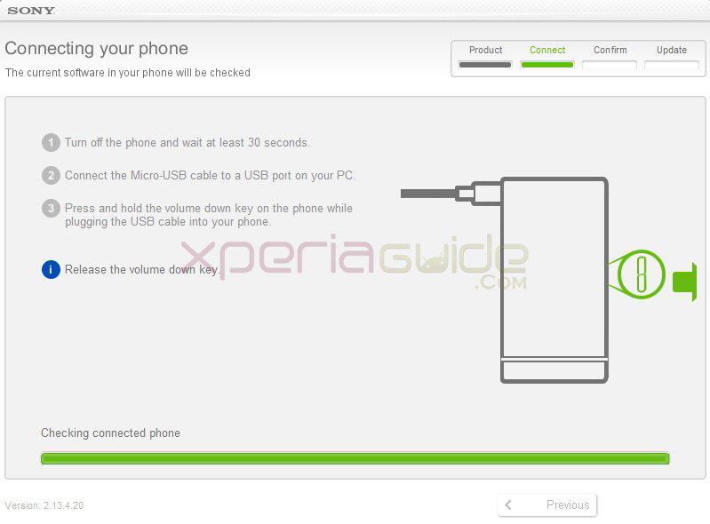 Update Xperia P LT22i to Android 4.1.2 Jelly Bean 6.2.A.0.400 firmware via Sony Update Sevrice (SUS)