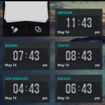Xperia Z C6603 on Jelly Bean 10.1.1.A.1.253 world clock widget updated