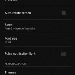Xperia Z Jelly Bean10.1.1.A.1.253 Display settings