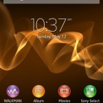 homescreen of Jelly Bean 6.2.B.0.203 firmware for Xperia Ion