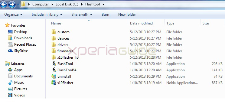 install Xperia Flashtool in PC
