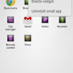 Add widgets as smalla apps in Xperia ZL C6503 Android 4.2.2 Jelly Bean 10.3.A.0.423 firmware