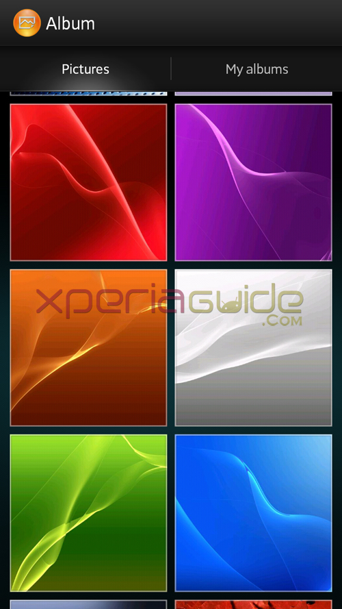 Xperia Z Ultra ZU,Xperia Honami Android  Official Themes