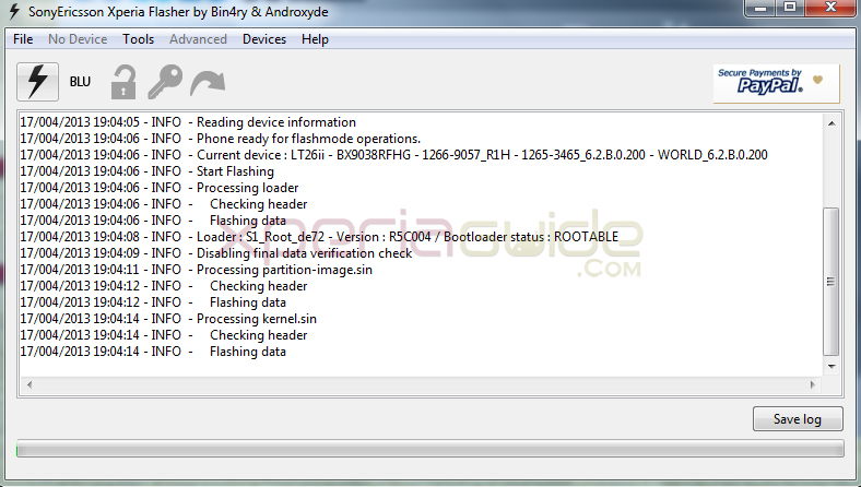How to Flash Xperia S, SL Jelly Bean 6.2.B.0.211 World-India ftf file
