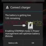 No Stamina mode in Xperia S Jelly Bean 6.2.B.0.200 firmware