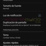 Screen Settings in Xperia Z C6603 Android 4.2.2 Jelly Bean 10.3.A.0.423
