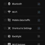 Qucik Settings options in Xperia Z C6603 Android 4.2.2 Jelly Bean 10.3.X.X.XXX firmware