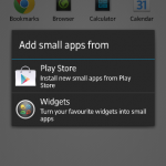 Small apps options in Xperia Z C6603 Android 4.2.2 Jelly Bean 10.3.X.X.XXX firmware