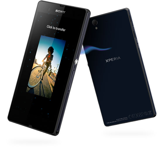 Sony Xperia Z Ultra NFC Android Beam Sharing