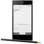 Stylus Pen Feature in Xperia Z Ultra