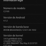 Xperia L C2105 Jelly Bean 15.0.A.1.36 firmware update Rolled out