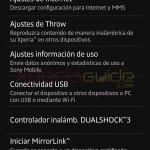 Xperia Options in Xperia Z C6603 Android 4.2.2 Jelly Bean 10.3.A.0.423