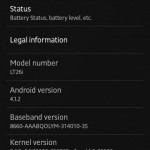 Xperia S LT26i Jelly Bean 6.2.B.0.211 firmware details