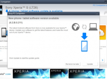 Xperia S LT26i to Android 4.1.2 Jelly Bean 6.2.B.0.211 firmware update via PC Companion software