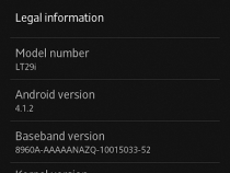 Xperia TX Lt29i Jelly Bean 9.1.B.1.67 firmware update