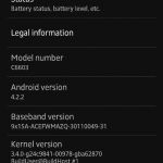 Download leaked Xperia Z Android 4.2.2 Jelly Bean 10.3.A.0.407 firmware ROM