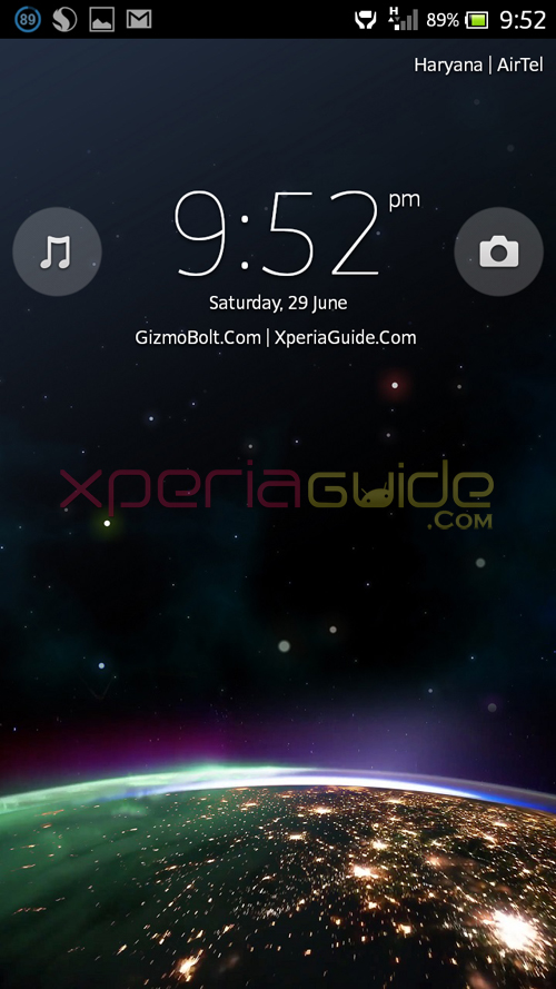 Xperia Z Ultra ZUXperia Honami Android 422 Official Themes