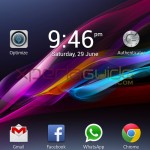 Xperia Z Ultra ZU, Xperia Honami i1 HomeScreen Android 4.2.2 Jelly Bean wallpaper