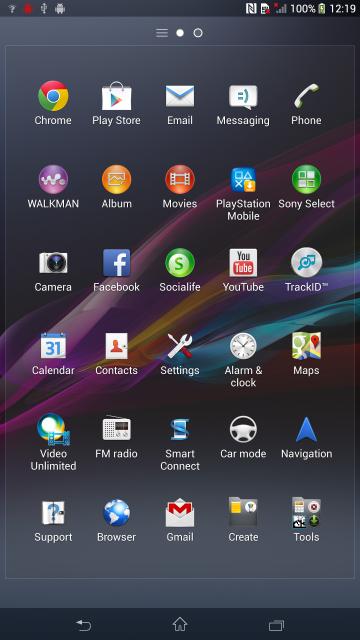 Xperia ZU Togari HomeScreen Screenshots Leaked with Xperia Home Launcher