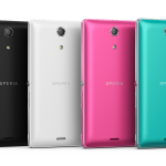 Sony Xperia ZR is available in black, white, pink and mint colors.