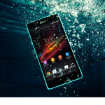 Sony Xperia ZR is IP55 / IP58 certified water-resistant phone.