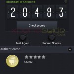 AnTuTu Benchmark score dropped after Xperia Z C6602 10.3.1.A.0.244 firmware update to 20483