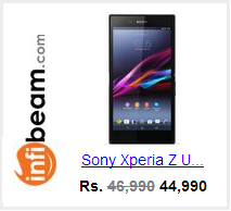 Buy Xperia Z Ultra from Infibeam at Rs 43990