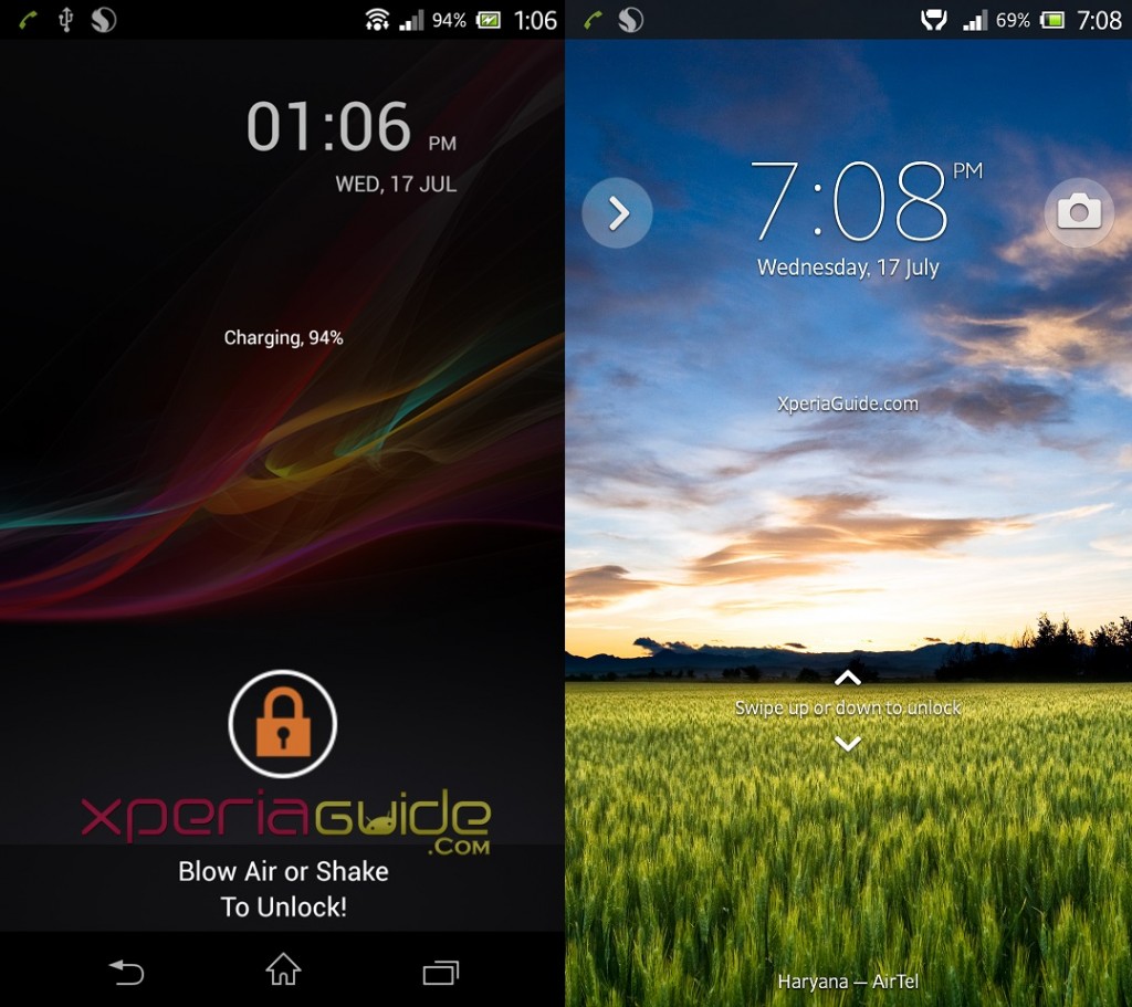 Canvas 4 Blow to Unlock App Lockscreen on Xperia Z C6602