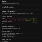 Sony Xperia Z Ultra C6802 Android 4.2.2 14.1.B.0.461 firmware Details