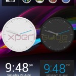 Xperia Honami i1 and ZU Home Launcher Clock Widgets on Xperia S,SL,Z,ZL