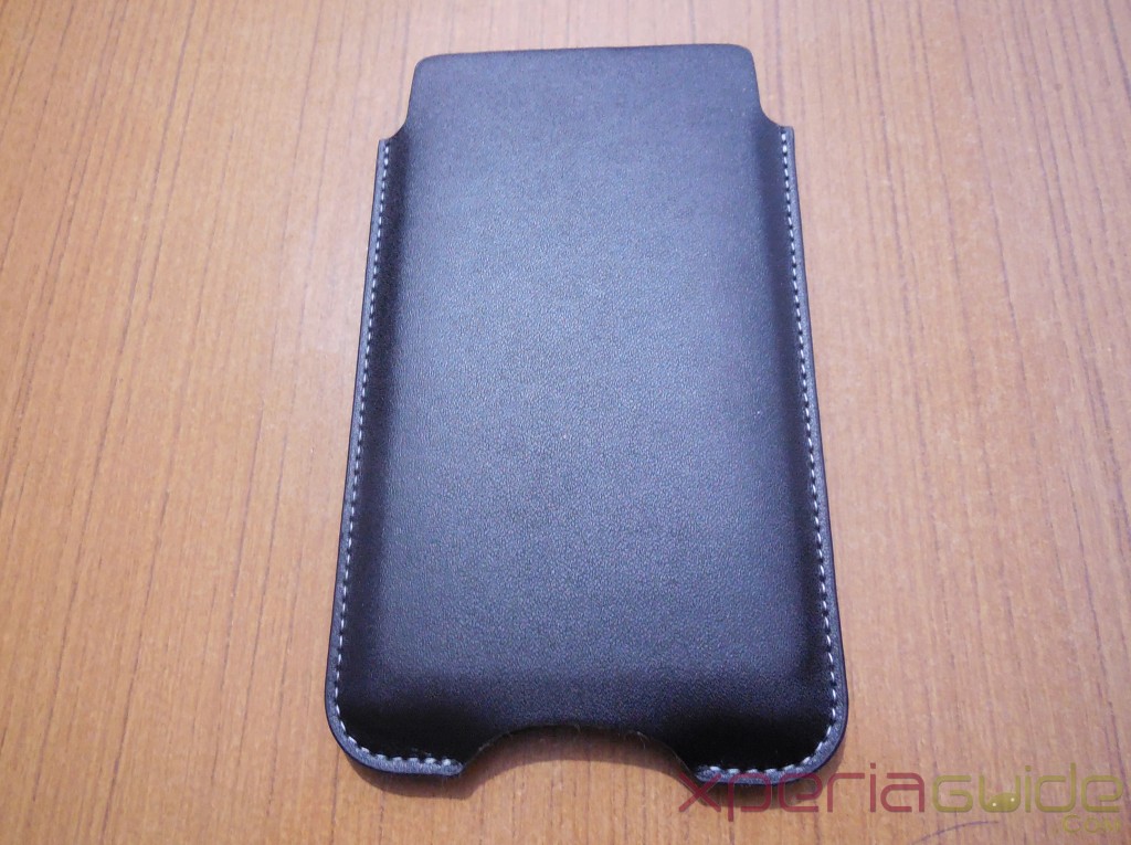 Xperia Z Slip Pouch Case by Roxfit - Back Side