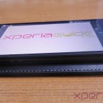 Xperia Z Slip Pouch Case by Roxfit - White Thread Stitching