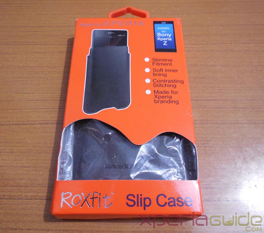 Xperia Z Slip Pouch case Packet